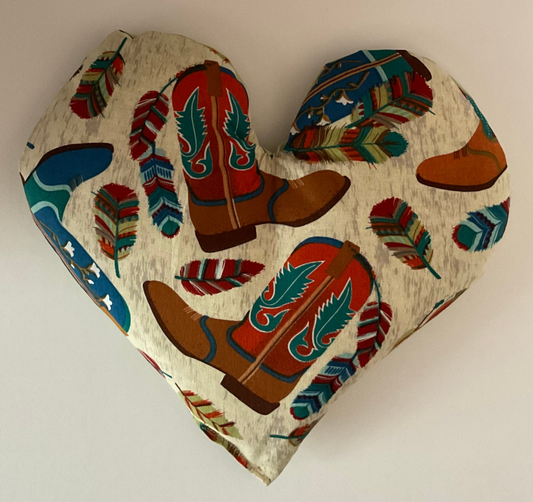 BotaniHeat Herbal Heart Eye Pillow western