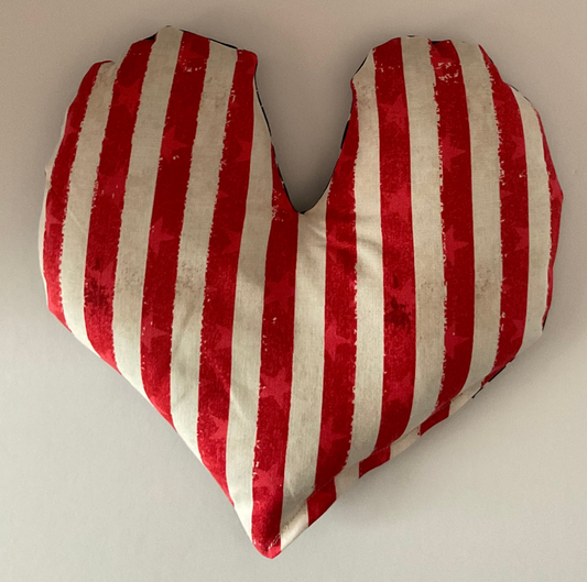 BotaniHeat Herbal Heart Eye Pillow Stars Stripes