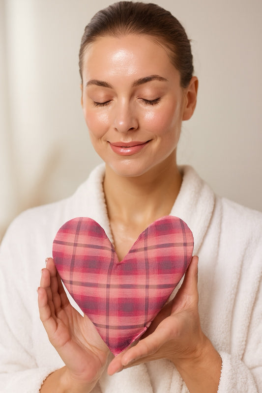Heart to Heart Herbal Eye Pillow - Hold Me Close Collection