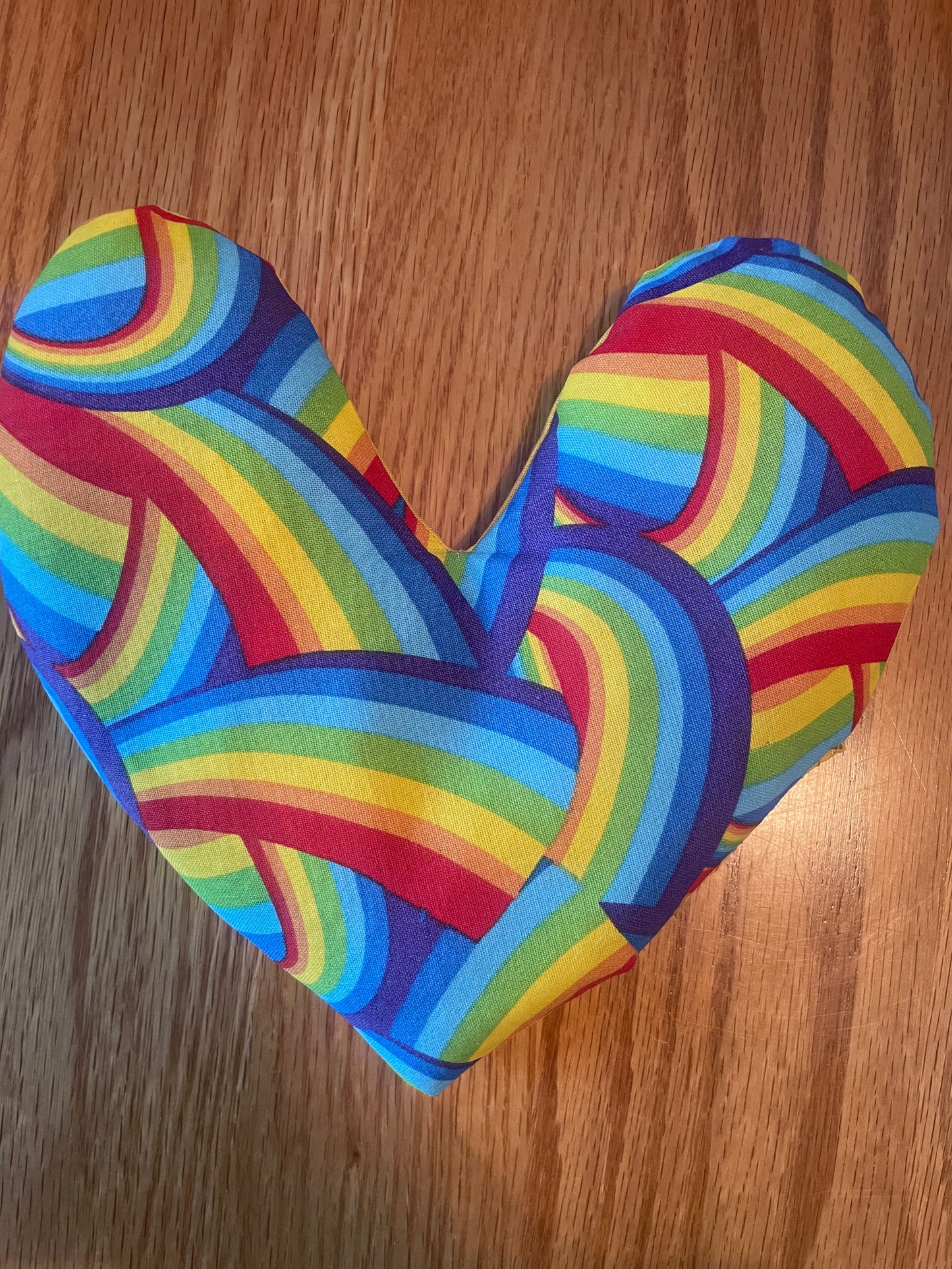 BotaniHeat Herbal Heart Eye Pillow Rainbow